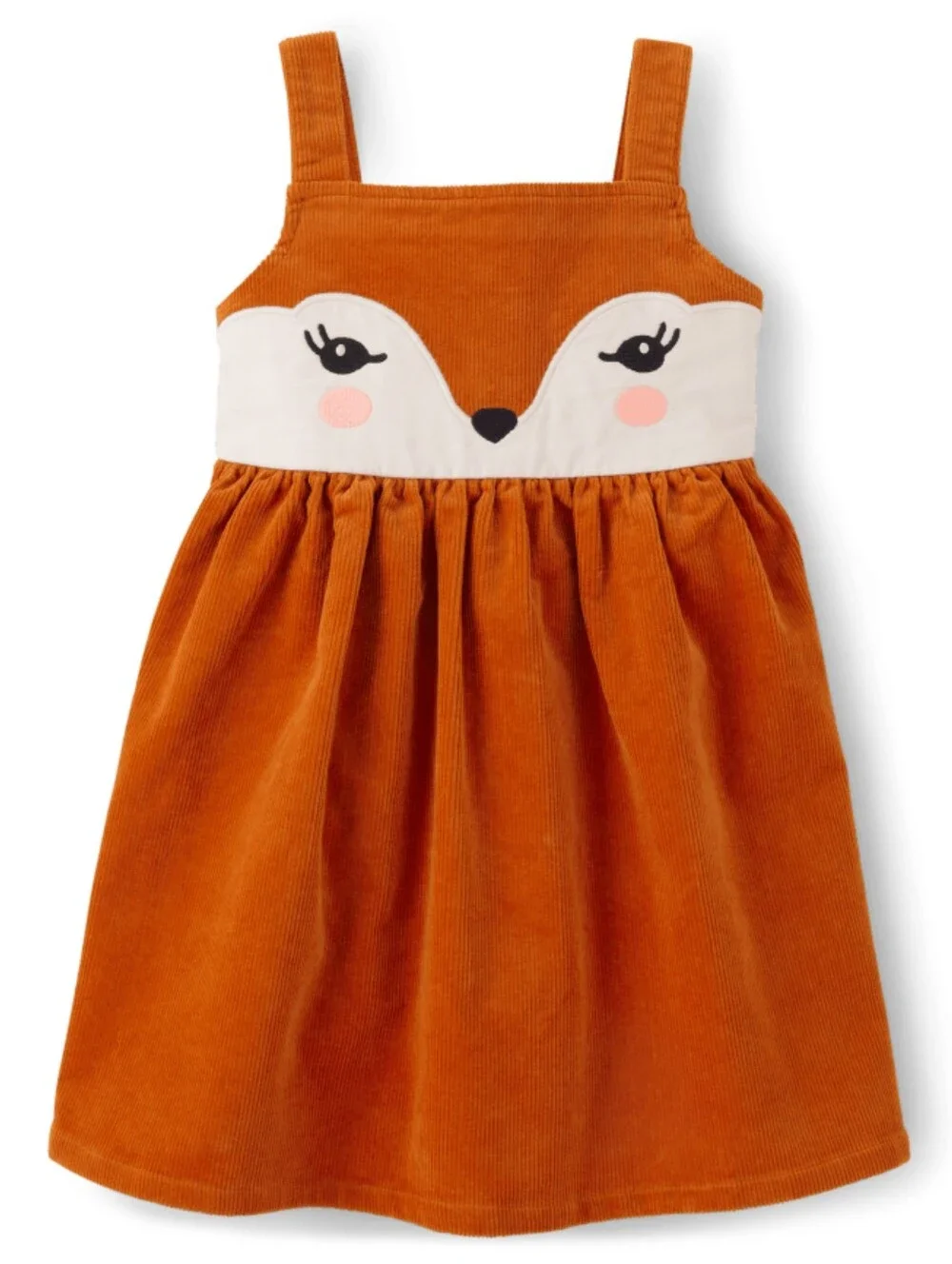 Gymboree Girls' Fox Corduroy Pinafore Overall Jumper Dress Size 12 NEW with Tags